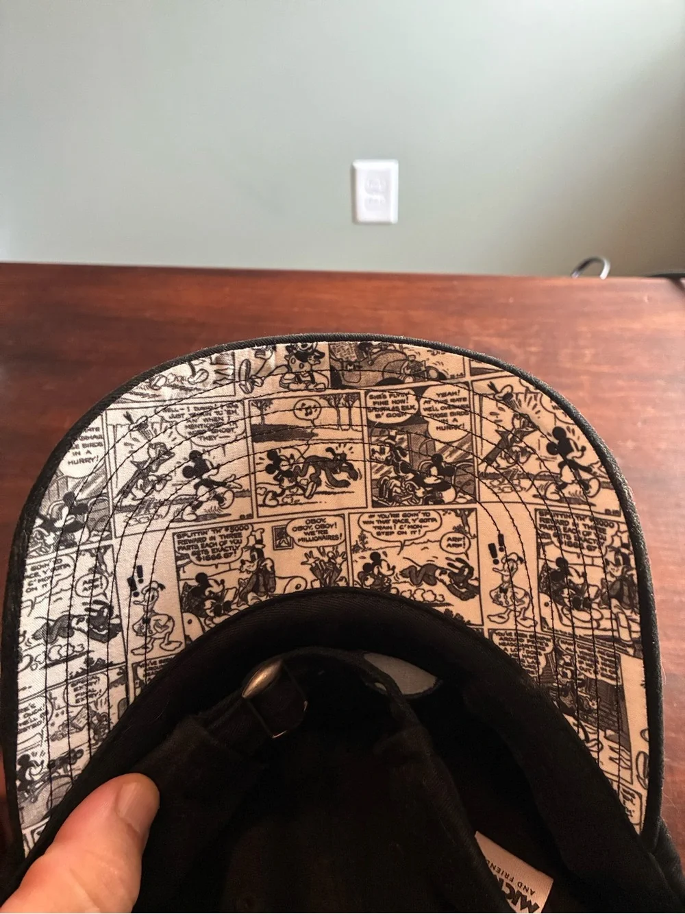 Disney Black Mickey Mouse Baseball Cap